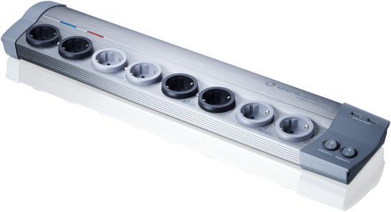 Image du produit Oehlbach Powersocket 907 Anthracite - Bloc d'alimentation 8 voies HighEnd Schuko