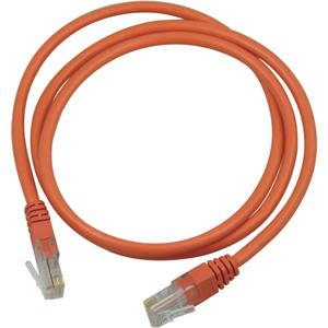 Produktbild Deltaco UTP Cat5e - 0,5 m - RJ-45 - RJ-45 - Orange (U/UTP, CAT5e, 0.50 m)