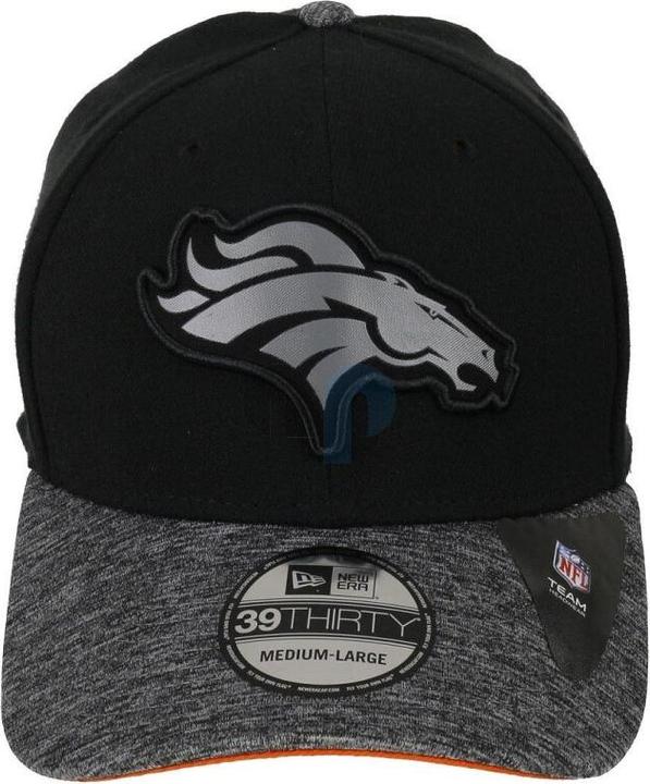Produktbild New Era NFL - Denver Broncos - Grey Collection 39Thirty Cap schwarz SM (54, 55, 56, 57)