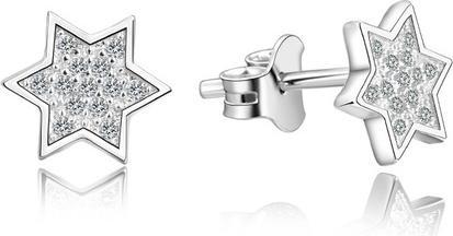 Beneto Silver star earrings AGUP2241 (L)