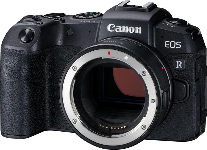 Canon EOS RP + Adapter EF-EOS R (26.20 Mpx, Full frame)
