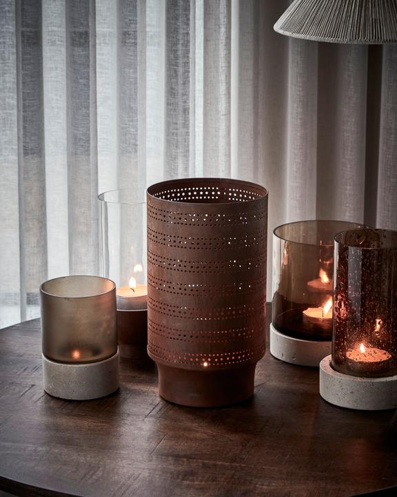 Actual product image House Doctor Candlestick, HDKutu, burnt red (4 x, 38 x 38 x 33 cm)