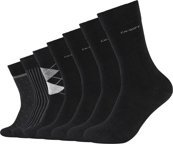 Actual product image Camano Men ca-soft different patterned socks in box 7p (pack of 7, 39, 42)