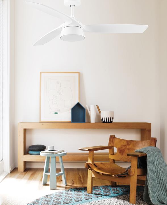 Actual product image Lucci Air DC Deckenventilator Bronx Weiss mit LED & Fernbedienung