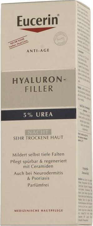 Actual product image Eucerin Hyal Urea (50 ml, Night cream)