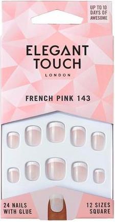 Produktbild Elegant Touch French Nails 143 Pink 1 Count (Kunstnägel, Pink)