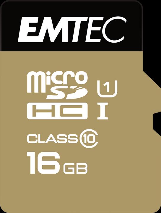 Immagine prodotto Emtec oro+ (16 GB, microSDHC, U1, UHS-I)