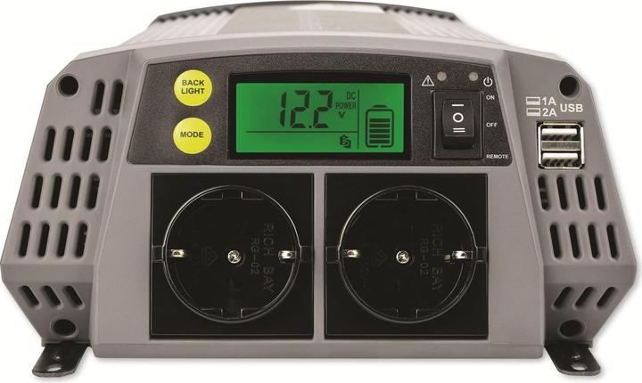 Produktbild ProUser Wechselrichter Sinus PSI600 600 W 12 V/DC