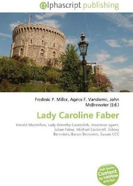 Produktbild Lady Caroline Faber (Agnes F. Vandome, Frederic P. Miller, John McBrewster, 2010)