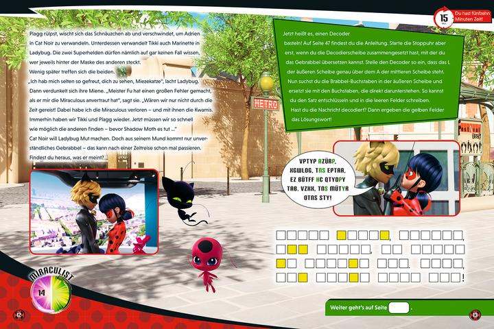Actual product image Panini Miraculous ESCAPE - Die Suche nach den verlorenen Kwamis (German, Claudia weber, 2023)