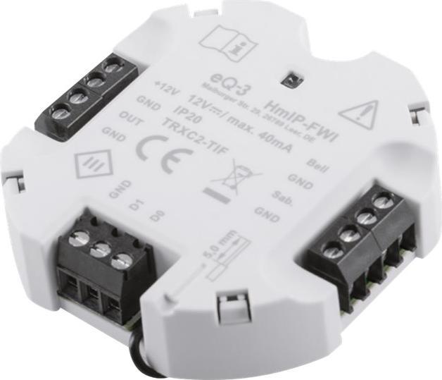 Image du produit Homematic IP Interface Wiegand HmIP-FWI (Actionneur de commutation)