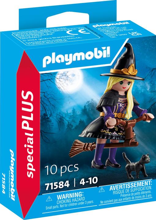 Image du produit Playmobil Sorcière avec chat (71584, Playmobil Special Plus)