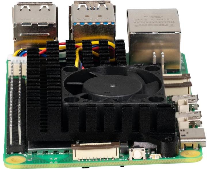 Actual product image Joy-it RB-heatsink5 heat sink set black