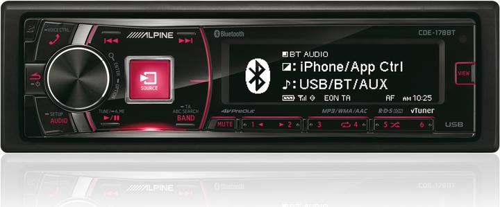 Actual product image Alpine Cde-178bt