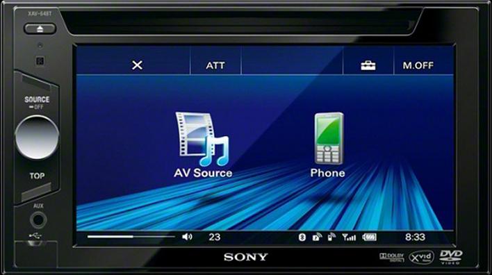 Actual product image Sony Xav-64bt (Apple Carplay)