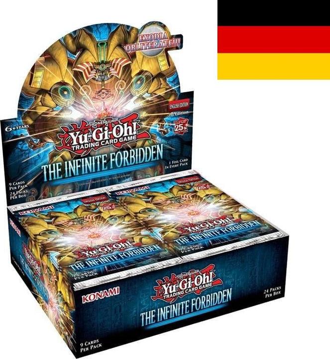 Actual product image Yu-Gi-Oh ! TCG The Infinite Forbidden présentoir boosters (24) *ALLEMAND* (German, Booster Pack)