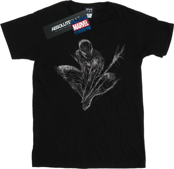 Produktbild SpiderMan Web Crouch TShirt Mädchen (128)