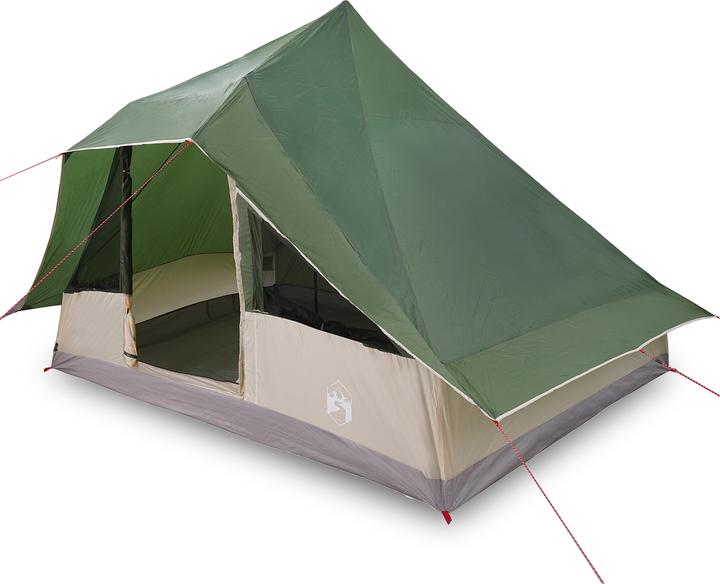 Immagine prodotto VidaXL Tenda famiglia tipi verde 10 persone impermeabile (7.40 kg, 9+ persone)