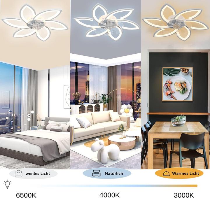Actual product image Wildcat Deckenventilator mit LED und Fernbedienung, App-Steuerung