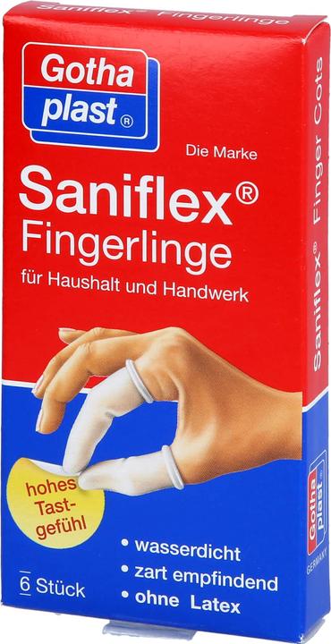 Actual product image Gothaplast 6 fingertip plasters Saniflex® 433381 beige (1 x)