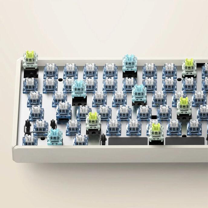 Produktbild Iqunix F97 Hitchhiker Wireless Gaming Tastatur, RGB - Moonstone-Switches (DE, Kabellos)