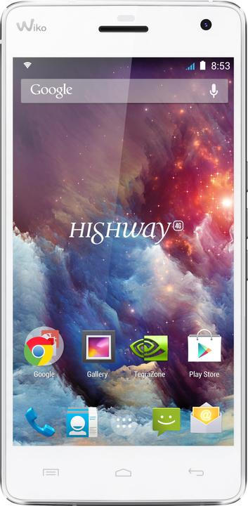 Wiko Highway 4G (16 GB, White, 5", Single SIM, 4G)