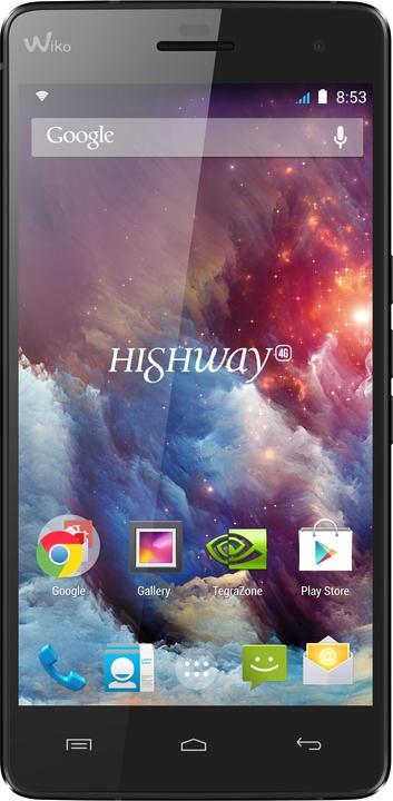 Actual product image Wiko Highway 4G (16 GB, Black, 5", Single SIM, 16 Mpx, 4G)