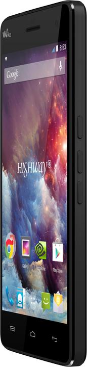Actual product image Wiko Highway 4G (16 GB, Black, 5", Single SIM, 16 Mpx, 4G)