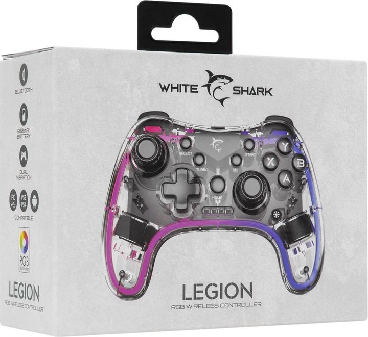 Actual product image White Shark Pad WhiteShark Controller Wireless LEGION (Android, iOS, PS3, PS4, PC, Switch)
