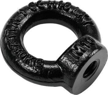 Safetex Ghiera M10 nera zincata DIN 582