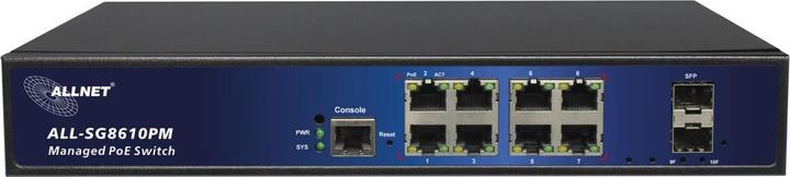 Actual product image Allnet Switch smart managed Layer2 54 Port - 48x 1 GbE - PoE Budget 800W - 48x PoE at - 6x SFP+ - 1 (54 Ports)
