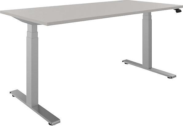 Produktbild FM Büromöbel Schreibtisch BOTTOM-UP silver (1600 x 800 x 620 mm)