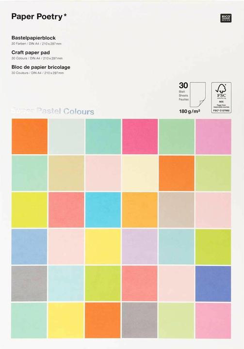Produktbild Rico Design Bastelpapier (180 g/m², 1 x)