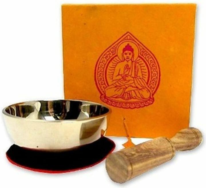 Actual product image Klangschalen-Center Singing bowl (170g)Buddha-Box,orang.5088