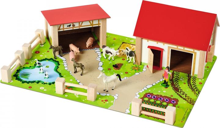 Produktbild Eichhorn Houten Boerderij met Accessoires, 20dlg.