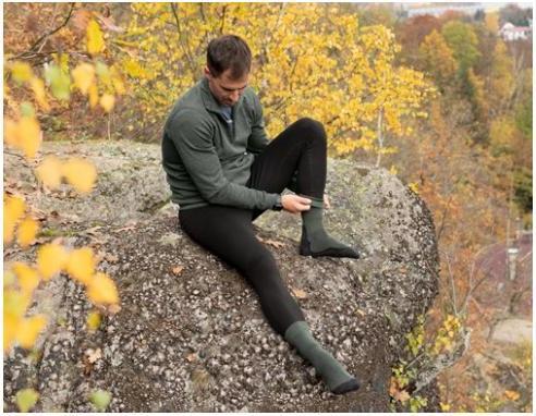 Actual product image Lasting WHI Merino Wool Winter Socks Unisex (S)