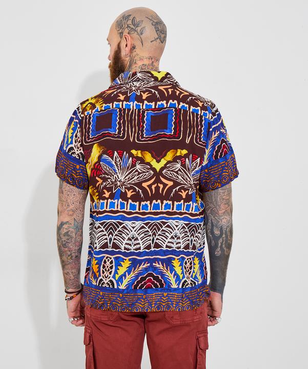Actual product image Joe Browns Funky Summer Print Short Sleeve Shirt (XL)
