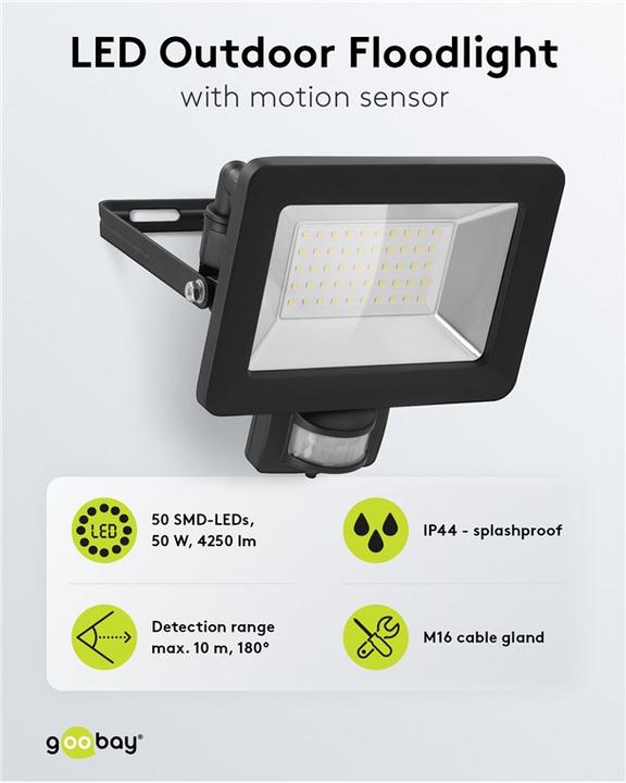 Image du produit Goobay Projecteurs extérieurs (4260 lm, IP44)