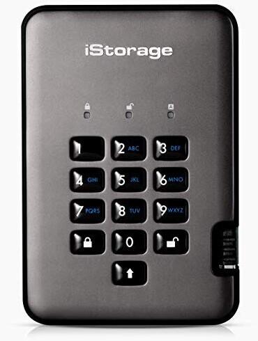 Actual product image iStorage diskAshur Pro2 SSD 16TB FIPS (16000 GB)