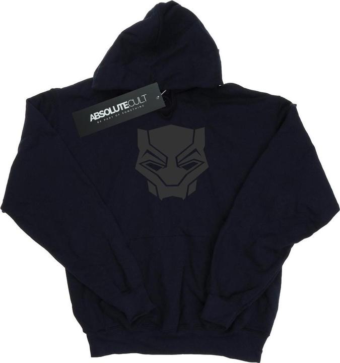 Jungen Schwarzer Panther Schwarz auf Schwarz Hoodie