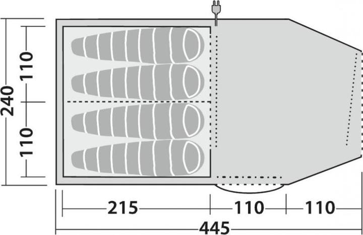 Produktbild Robens Double Dreamer TC 4 Zelt (Tunnelzelt, 17.70 kg, 4 Personen)