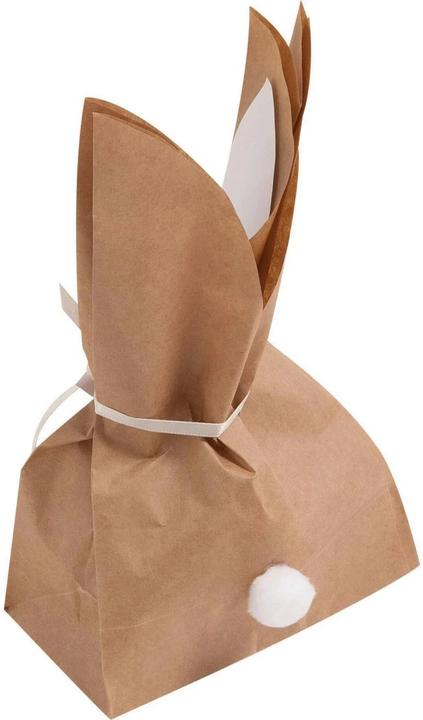 Immagine prodotto Folia Set di sacchetti di carta craft coniglietto marrone/rosa/bianco 9 pezzi. (Borsa da regalo, 9 x)