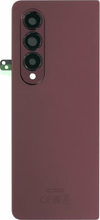 Actual product image Samsung Battery Cover SM-F936B Galaxy Z Fold4 Burgundy red GH82-29254D