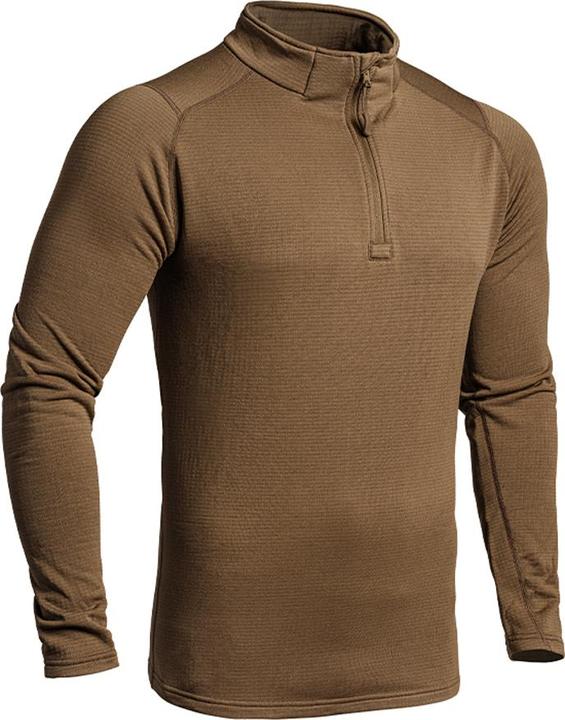 Actual product image A10 Equipment Langarm Shirt THERMO PERFORMER SWEAT ZIP -10°C/-20°C, tan (XL)