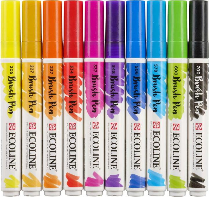 Image du produit Talens ECOLINE Brush Pen (Multicolore, 10 x)