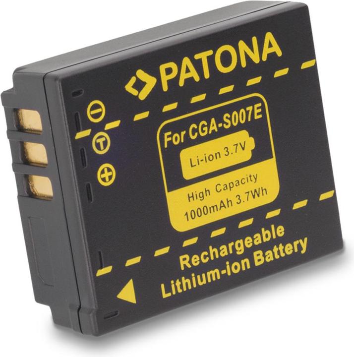 Patona CGA-S007 Akku für Panasonic (Kamera Akku)