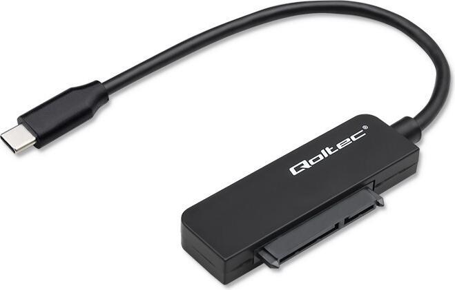 Actual product image Qoltec SATA adapter for 2.5" SSD HDD, USB C, 2TB