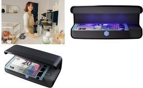 Actual product image Safescan 75 LED UV/Weissl Prüfgerät Währungen, Pässe Schwarz (Bill validator)