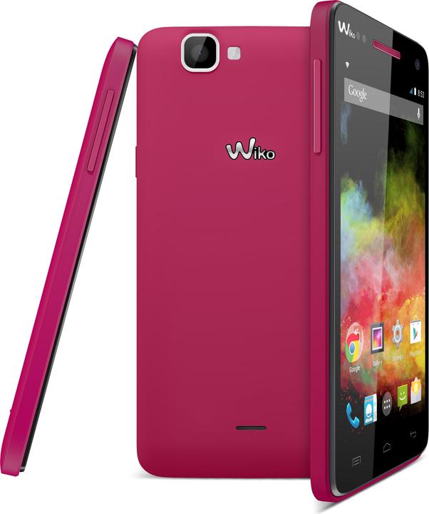 Actual product image Wiko Rainbow 4G (8 GB, Fuchsia, 5", 4G)