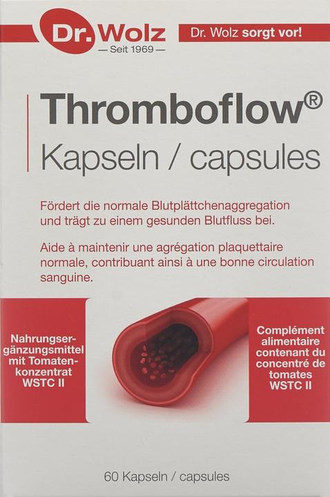 Actual product image Dr. Wolz Thromboflow (60 Piece, Capsules, 47 g)
